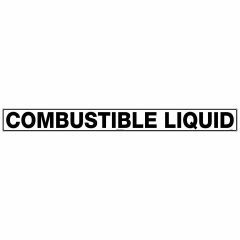 1500x150mm Combustible Liquid Sign