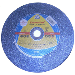 Klingspor 202401 Cutting Disc - (A60TZ) Special / Flat / 12200rpm / INOX, Hard , 125 x 1 x 22mm