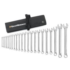 22 Piece 12 Point Long Pattern Combination Metric Wrench Set
