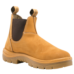 Steel Blue 312101 Hobart Elastic Sided Safety Boot, Wheat