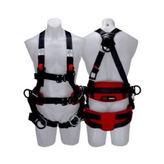 3M 1161692 PROTECTA X Tower Workers Harness with D_Rings Red and 