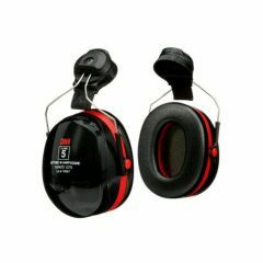 3M Peltor Optime III Helmet Attach Earmuff Black and Red SLC80 33dB Class 5