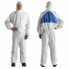 3M Protective Coverall 4540_ Type 5_6 White_Blue_ Size Medium