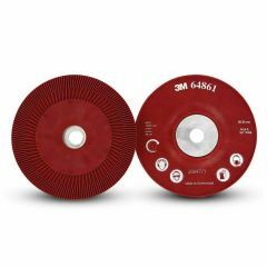 3M Ribbed Red Back Up Pad M14 2mm Thread 12000 RPM