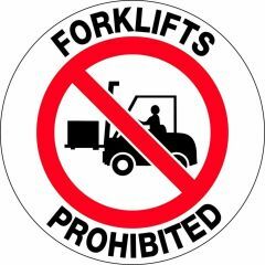 400mm _ Self Adhesive_ Anti_slip_ FLOOR GRAP _ Forklifts Prohibit