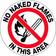 400mm _ Self Adhesive_ Anti_slip_ FLOOR GRAP _ No Naked Flames in