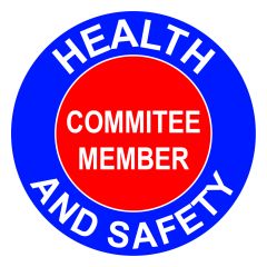 50mm Disc _ Self Adhesive _ Health And Safety Committee Member_ P