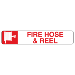 300x100mm - Self Adhesive - Fire Hose Reel (with pictogram)