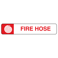 Fire Hose, 300 x 100, Self Adhesive