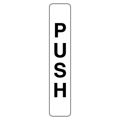 200x50mm - Self Adhesive - Push (vertical)