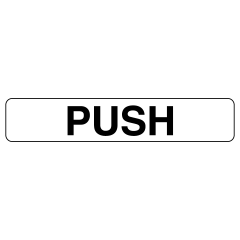200x50mm - Self Adhesive - Push (horizontal)
