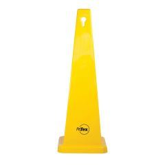 890mm Safety Cone _ Blank _ Poly_ Yellow