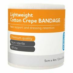 AEROCREPE Light Cotton Crepe Bandage 5cm x 4M Wrap_12
