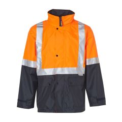AIW SW20A Hi Vis Two Tone H Reflective 3 in 1 Jacket_ Orange_Navy