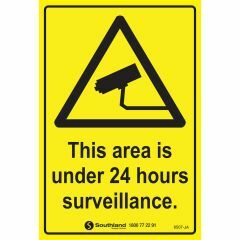 Area is Under Surveillance Signage _ Southland _ 6507