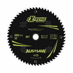 Austsaw Extreme_ Wood with Nails Blade 305mm x 30 Bore x 60 T Thi
