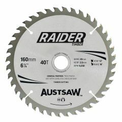Austsaw Raider Timber Blade 160mm x 20_16 Bore x 40 T Bulk Pack o