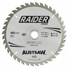 Austsaw Raider Timber Blade 185mm x 20_16 Bore x 40 T
