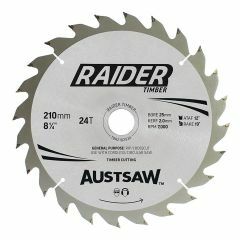 Austsaw Raider Timber Blade 210mm x 25_16 Bore x 24 T Thin Kerf