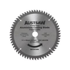 Austsaw _ 185mm _7 1_4in_ Aluminium Blade Triple Chip _ 20_16mm B