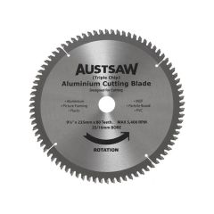 Austsaw _ 235mm _9 1_4in_ Aluminium Blade Triple Chip _ 25_16mm B