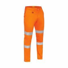 BISLEY BP6008T Taped BioMotion Stretch Cotton Drill Work Pants_ O