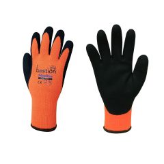Bastion Modina Orange Acrylic Thermal Gloves Black Sandy Latex Co