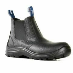 Bata Mens Jobmate Rambler Leather Elastic Sided Boot_ Black