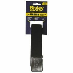 Bisley BB101 Stretch Webbing Belt_ Black _ One Size Fits All _50i
