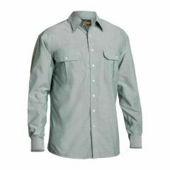 Bisley BS6030 135gsm Oxford Business Shirt_ Long Sleeve_ Green