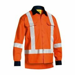 Bisley BS6248T TTMC_W Drill Shirt_ Long Sleeve_ Orange