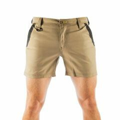 Bisley BSH1131 Flex _ Move Stretch Shorts_ Short Length_ Khaki