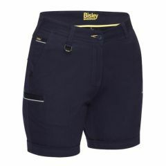 Bisley BSHL1015 Women's Stretch Cotton Shorts_ Navy