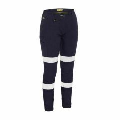 Bisley Biomotion Taped Cargo Cuffed Pants Navy