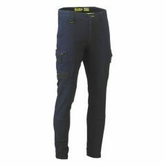 Bisley Flex And MoveStretch Cargo Cuffed Pants _ Navy
