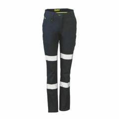 Bisley Womens BPL6115T Taped Cargo Pants_ Navy
