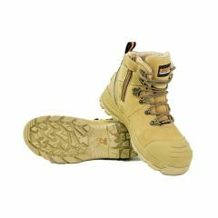Bison XT Ankle Lace Up Boot w Zip Wheat