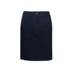 Biz Collection BS022L Ladies Lawson Chino Skirt_ Navy