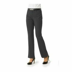 Biz Collection BS29320 Ladies Classic Flat Front Pant_ Charcoal