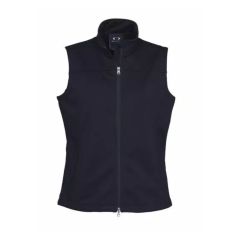 Biz Collection J29123 Ladies Plain Soft Shell Vest_ Black