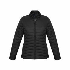 Biz Collection J750L Ladies Expedition Quilted Jacket_ Black