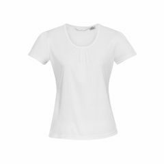 Biz Collection K315LS Ladies Chic Short Sleeve Knit Top_ White
