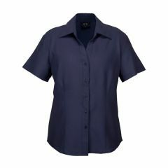 Biz Collection LB3601 Ladies Plain Oasis Short Sleeve Shirt_ Navy