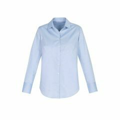 Biz Collection Ladies Camden Long Sleeve Shirt Blue