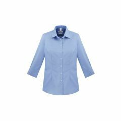 Biz Collection Ladies Regent 3_4 S Shirt Blue