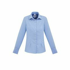 Biz Collection Ladies Regent LS Shirt Blue