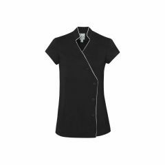 Biz Collection Ladies Zen Crossover Tunic Black_White