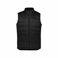 Biz Collection Mens Alpine Puffer Vest_ Black