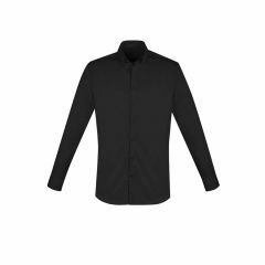 Biz Collection Mens Camden Long Sleeve Shirt Black