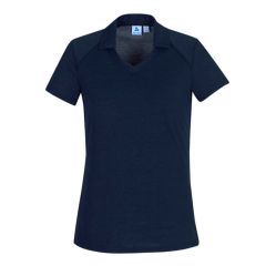 Biz Collection P011LS Ladies Byron Short Sleeve Polo_ Navy